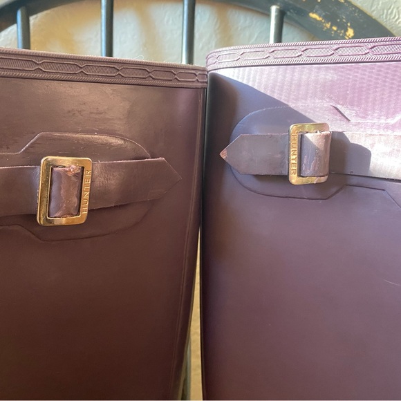 Hunter Original Tall Boots size 9 Women's Purple GUC Rubber Rain Boots - Picture 4 of 8